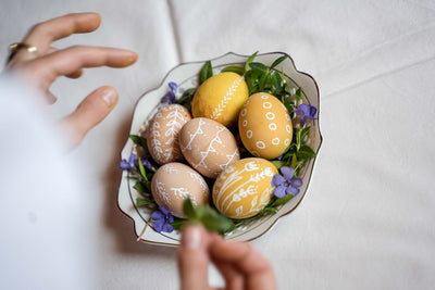 Colourful Easter eggs 